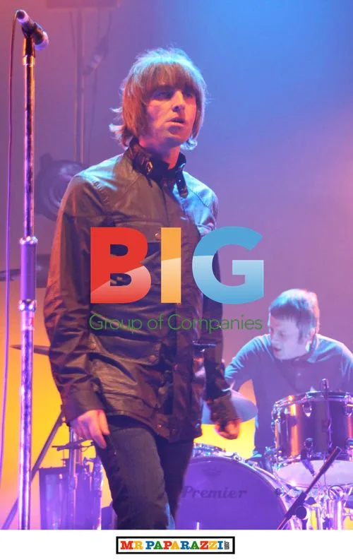 Liam Gallagher performs with Beady Eye in Manchester
