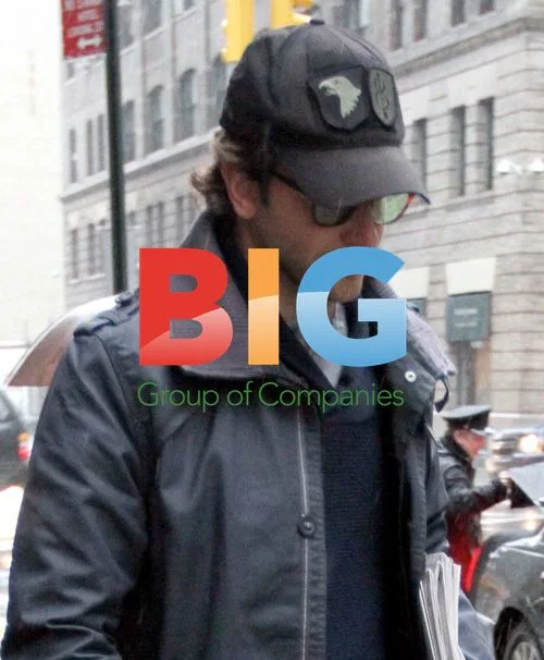 Bradley Cooper braves the rain in New York