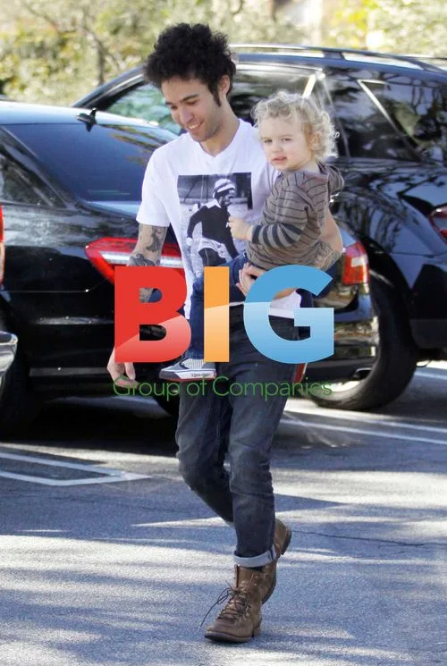 Pete Wentz and son Bronx