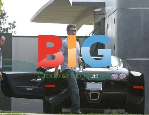 Simon Cowell with $1 Million Bugatti