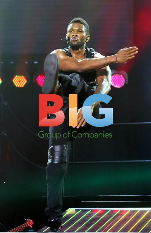 Usher Performs Live Concert in Antwerp