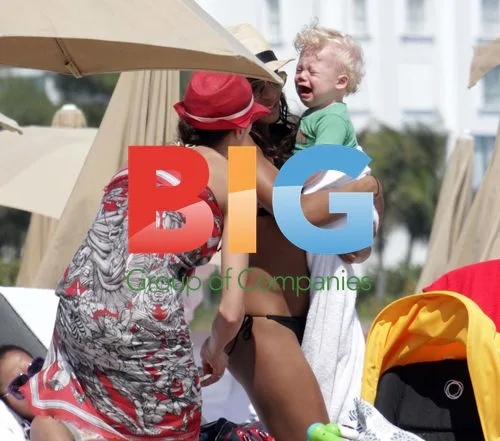 Boris Becker on holiday with ex-wife and fiance