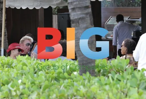 Boris Becker on Holiday with Ex-Wife and Fiance