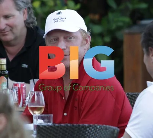 Boris Becker and Family on Miami Beach