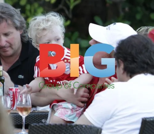 Boris Becker and Family at Miami Beach