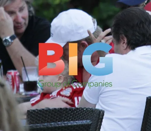 Boris Becker on Miami Beach with Family