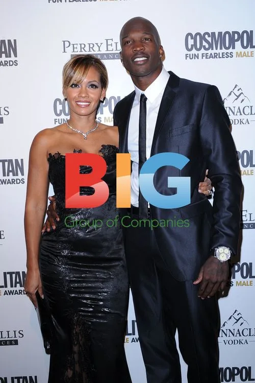 Evelyn Lozada and Chad Ochocinco at Cosmo Awards