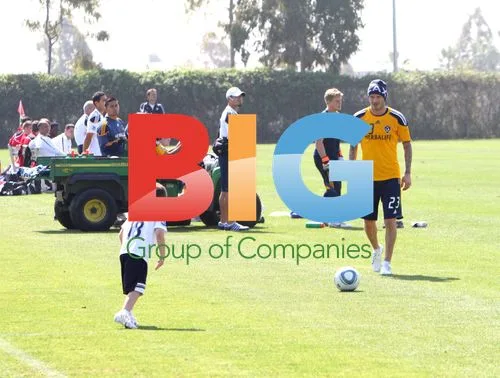 David Beckham at LA Galaxy Training