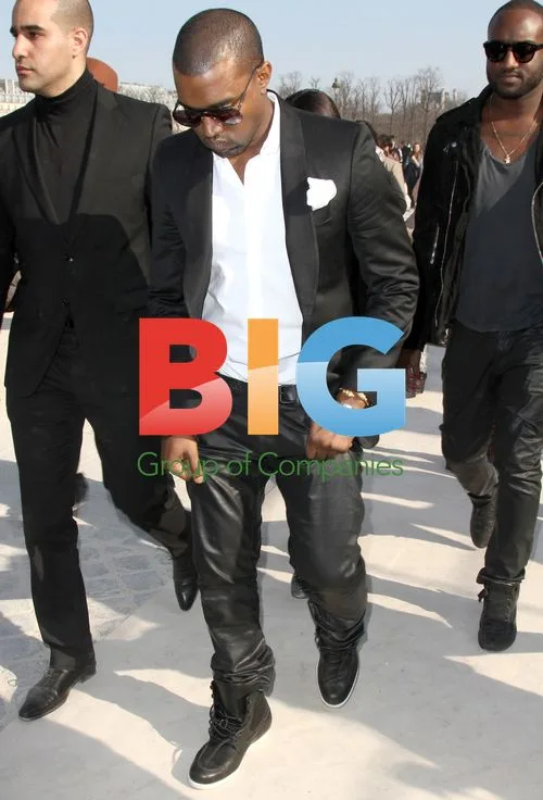 Kanye West at Valentino Fashion Show