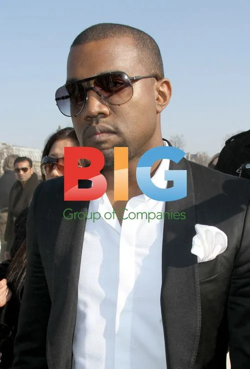 Kanye West at Valentino Fashion Show