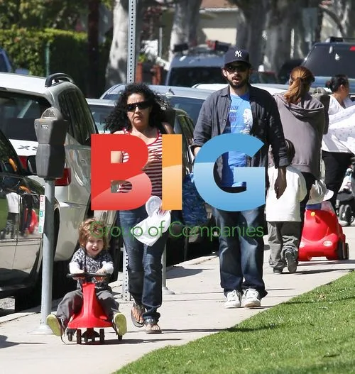 Jordan Bratman and Son Max on Walk