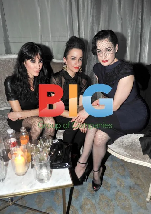 Celebs at Jean-Charles de Castelbajac after show party