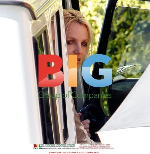 Britney Spears Arrives at Recording Studio