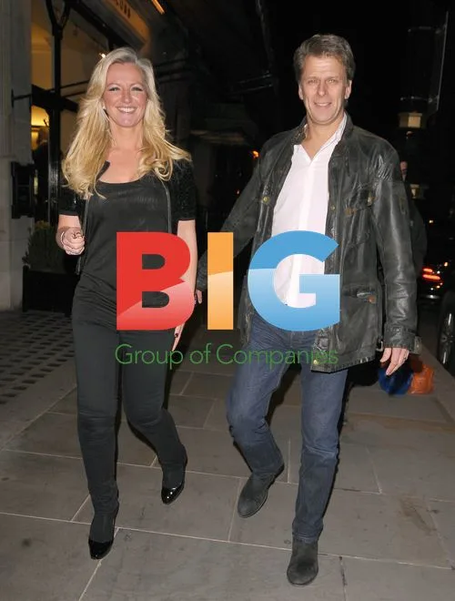 TV Presenter Andrew Castle and Michelle Mone Spotted in London