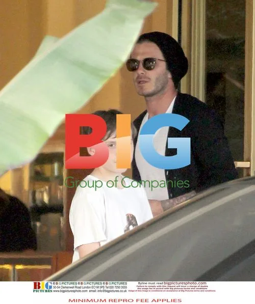 David Beckham and Brooklyn Shopping