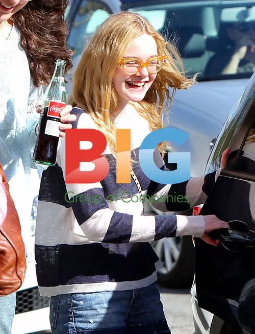 Elle Fanning at Artisan Cheese Gallery