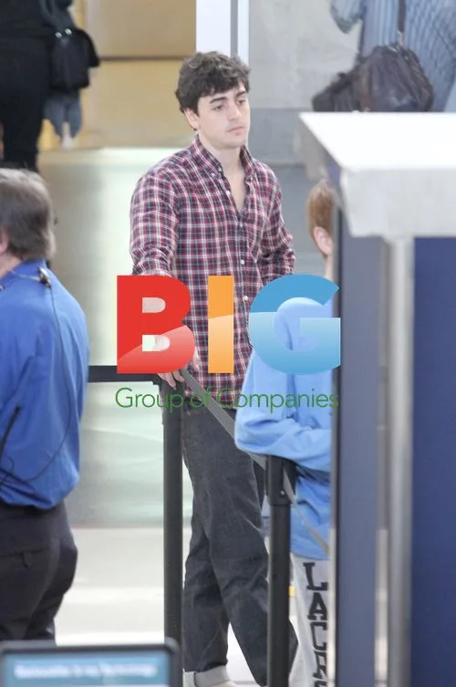 Michael Lohan Jr. and Cody at LAX