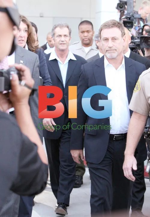 Mel Gibson Arrives for Battery Hearing