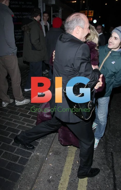 Celebs at The Box Club in London