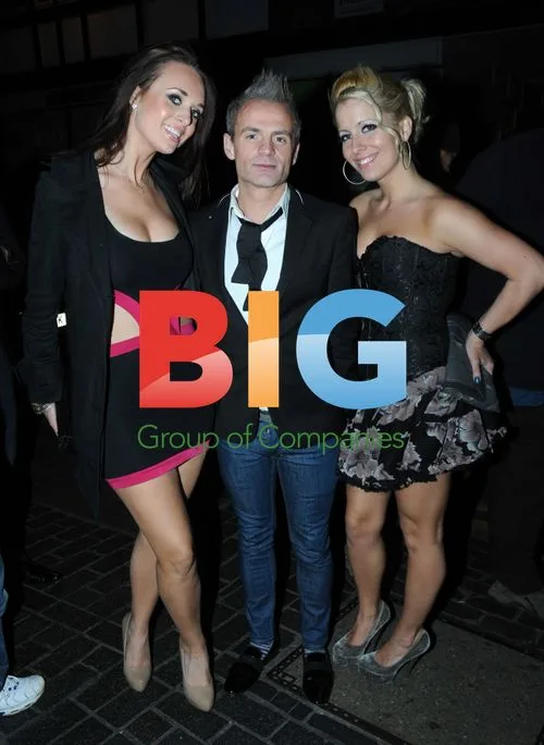 Celebrities at Box Club in London