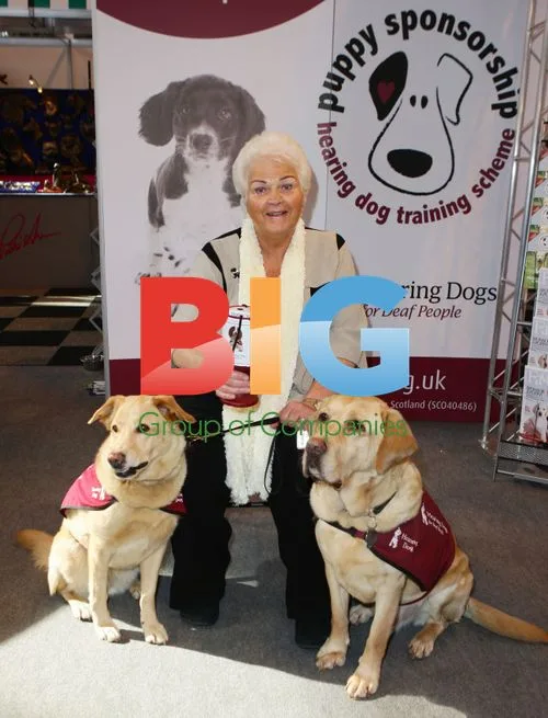 Pam St. Clement at Crufts 2011