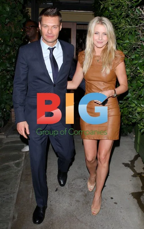 Julianne Hough and Ryan Seacrest at Ago Restaurant