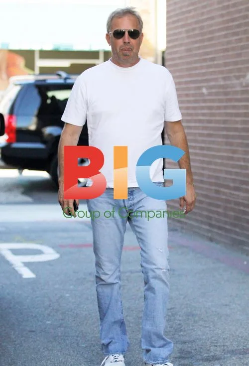 Kevin Costner Out in Beverly Hills
