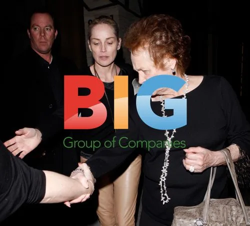Sharon Stone and Mom Leave Restaurant