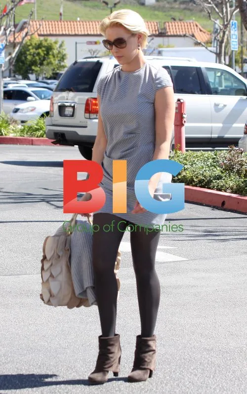 Katherine Heigl Running Errands