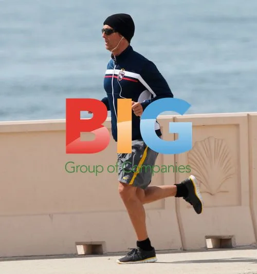 Matthew McConaughey Stretching on Beach