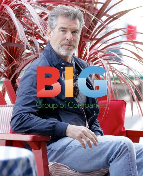 Pierce Brosnan Relaxing in Malibu