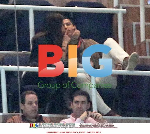 Cristiano Ronaldo and Irina Shayk at Stadium
