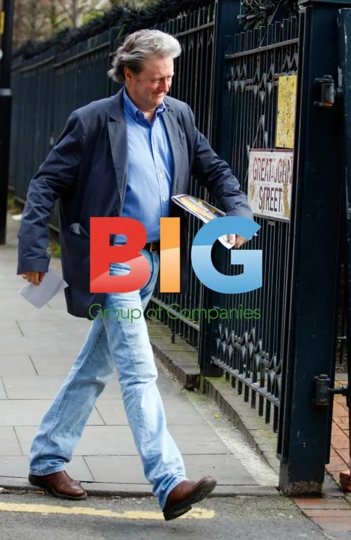 Charles Lawson spotted on Manchester streets