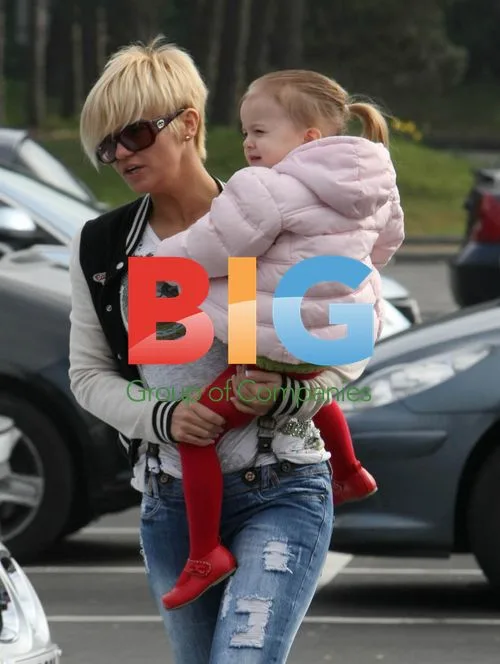 Kerry Katona takes kids to Peppa Pig World