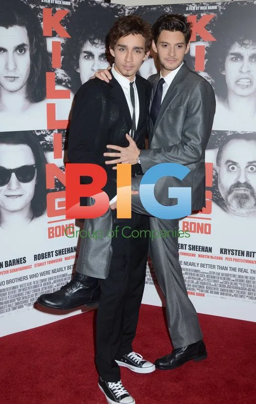Robert Sheehan and Ben Barnes at 'Killing Bono' Premiere