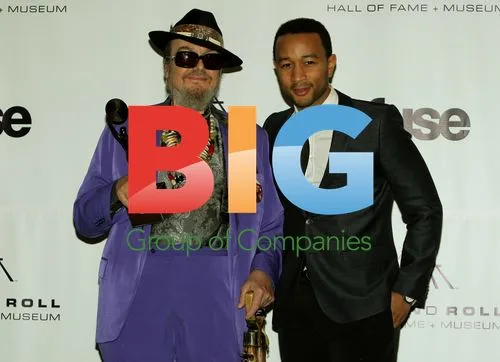 Dr. John and John Legend at Rock Hall Induction