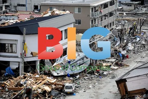 Fishing Boat on Street After Japan Tsunami