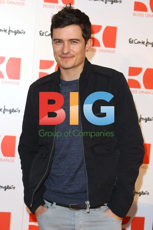 Orlando Bloom at Hugo Boss Fragrance Launch