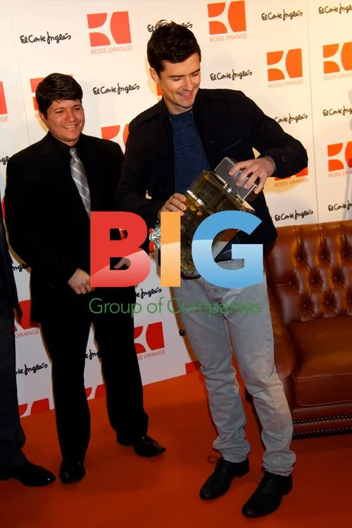 Orlando Bloom at Hugo Boss Fragrance Launch