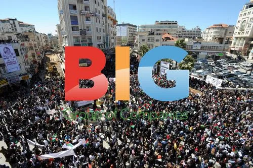 Palestinians rally for reconciliation