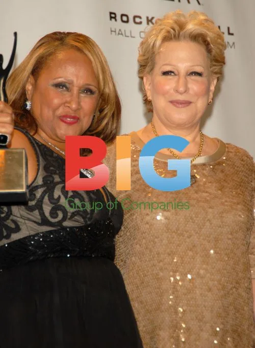 Darlene Love and Bette Midler at Rock and Roll Hall of Fame