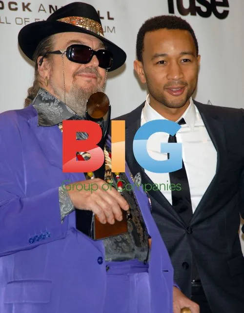 Dr. John and John Legend at Rock Hall Induction