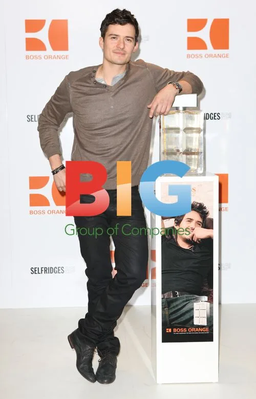 Orlando Bloom Launches Boss Orange Perfume