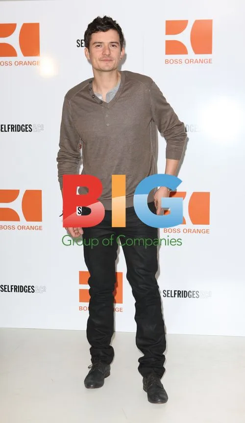 Orlando Bloom Launches Boss Orange Perfume