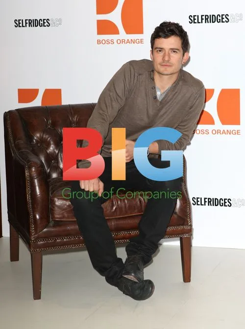 Orlando Bloom Launches Boss Orange Perfume