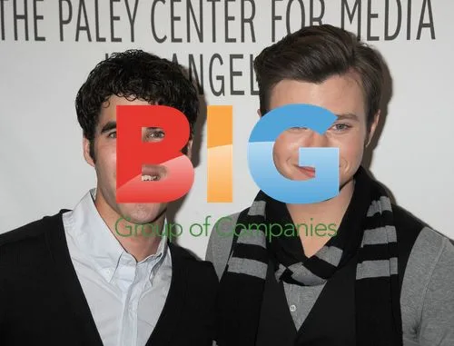 Darren Criss and Chris Colfer at Glee PaleyFest