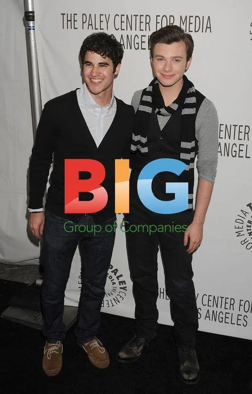 Darren Criss and Chris Colfer at Glee Paleyfest
