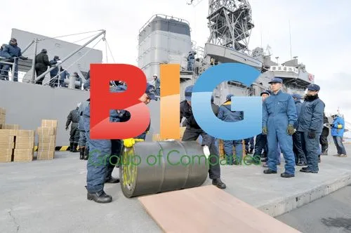 Japan Self-Defense Force Unloads Fuel After Disaster