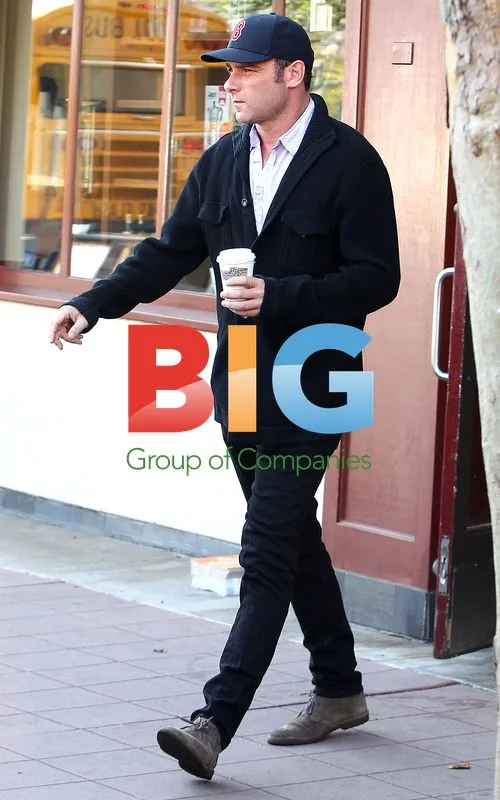 Liev Schreiber Grabbing Coffee in LA