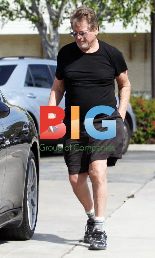 Ryan O'Neal at Gas Station in LA